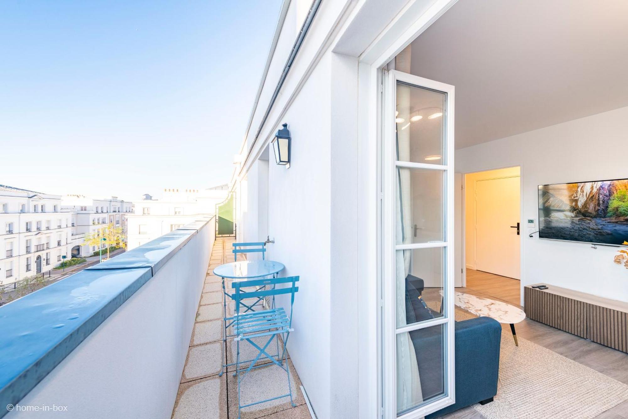 Le Cartier Appt F3, 7Mn Disneyland, Parking,Terrace Serris Ngoại thất bức ảnh