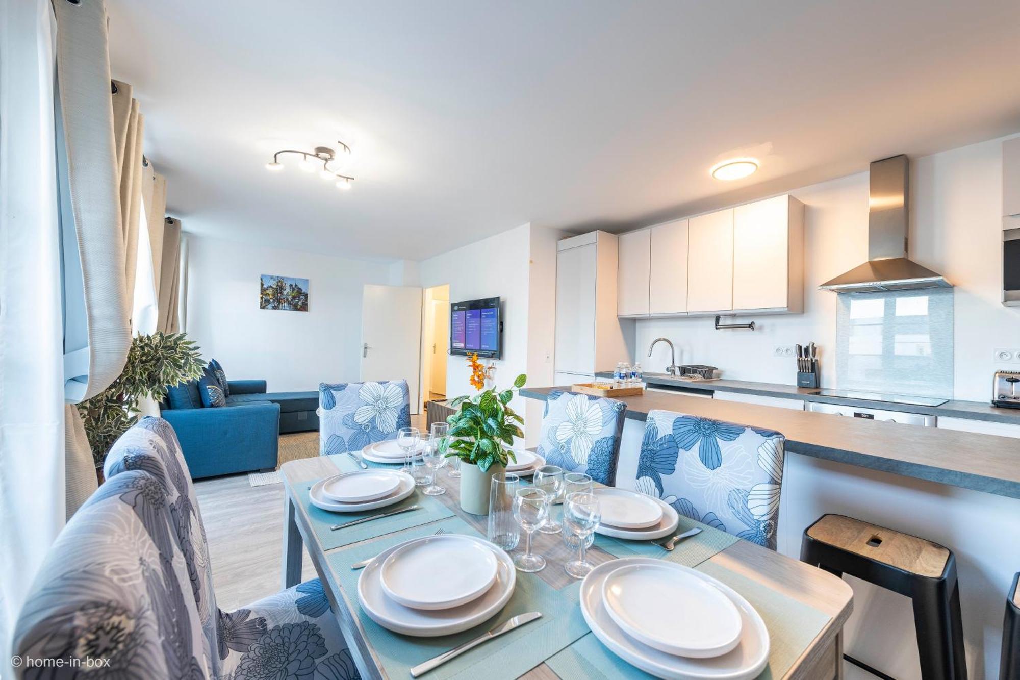 Le Cartier Appt F3, 7Mn Disneyland, Parking,Terrace Serris Ngoại thất bức ảnh