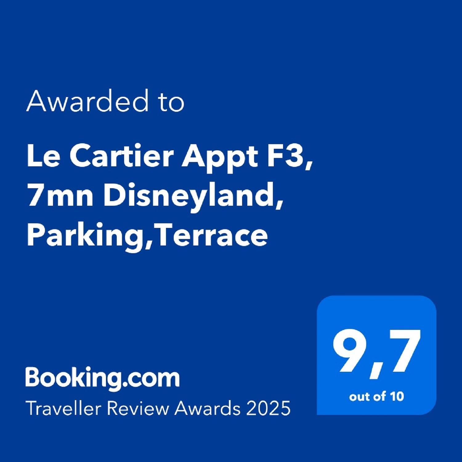 Le Cartier Appt F3, 7Mn Disneyland, Parking,Terrace Serris Ngoại thất bức ảnh