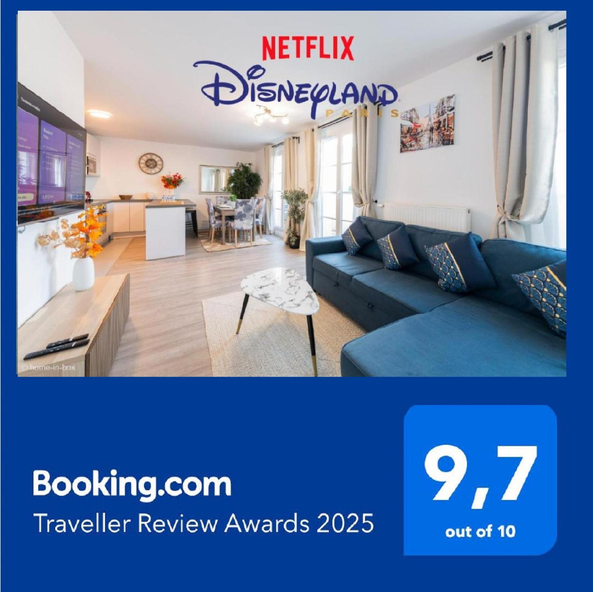 Le Cartier Appt F3, 7Mn Disneyland, Parking,Terrace Serris Ngoại thất bức ảnh